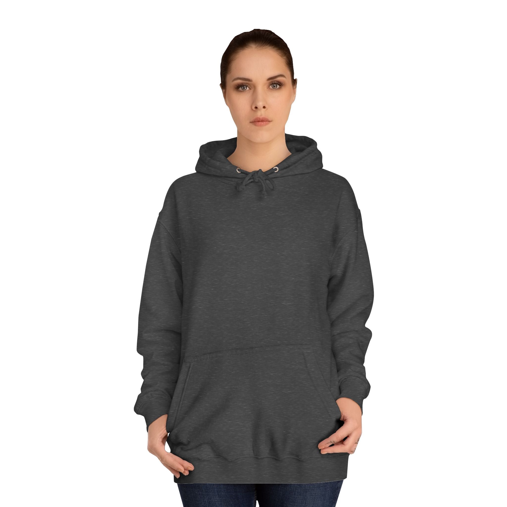 Vintage Camper Hoodie — Retro VW Bus Illustration Back Print