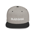 Flat Bill Snapback Hat — 'BLACK BANG' Embroidered Streetwear Cap