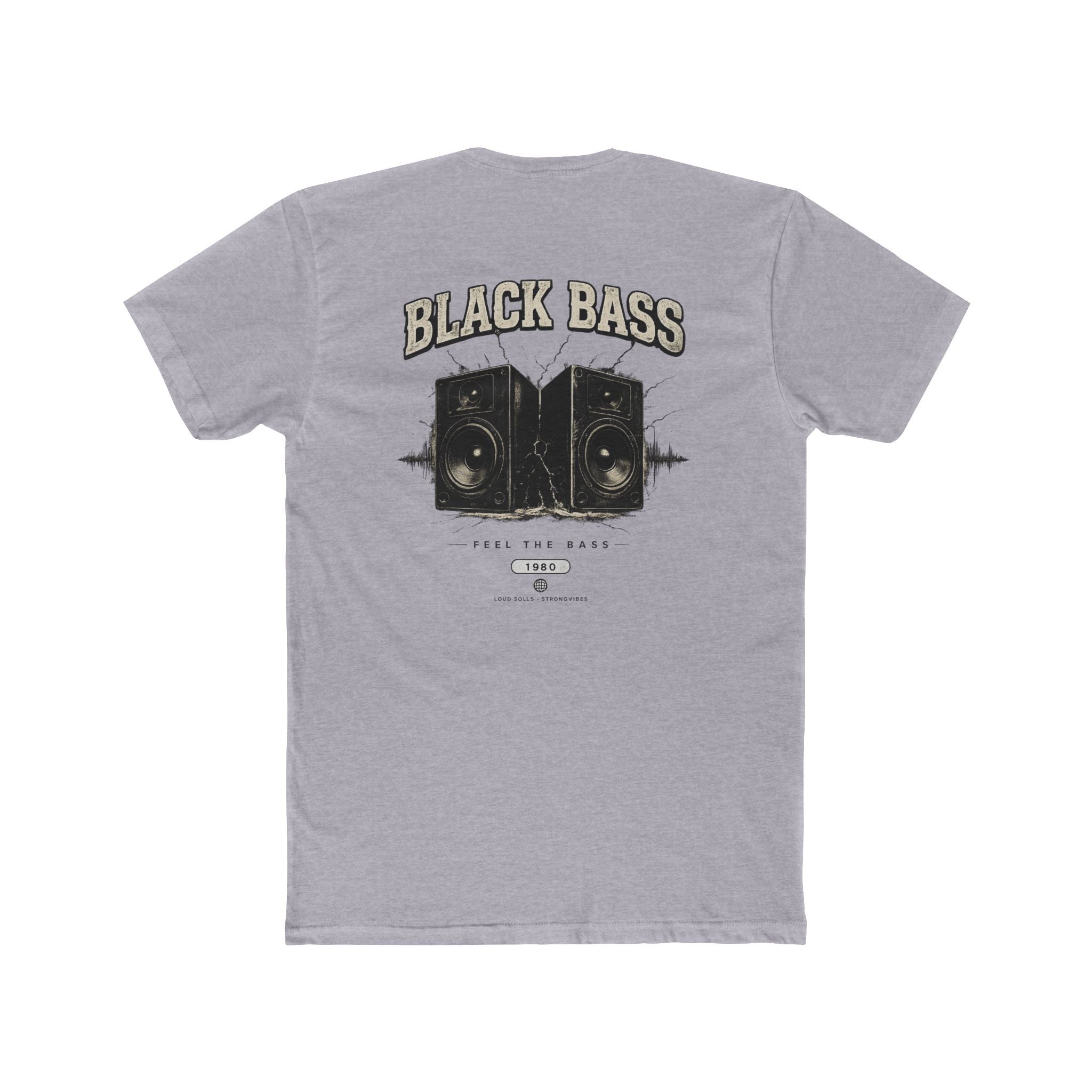 Black Bass Vintage Speaker Tee — Musician Band Graphic T-Shirt