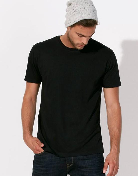 T-shirt Homme noir Premium Coton Bio Coupe Moderne & Confort Respirant